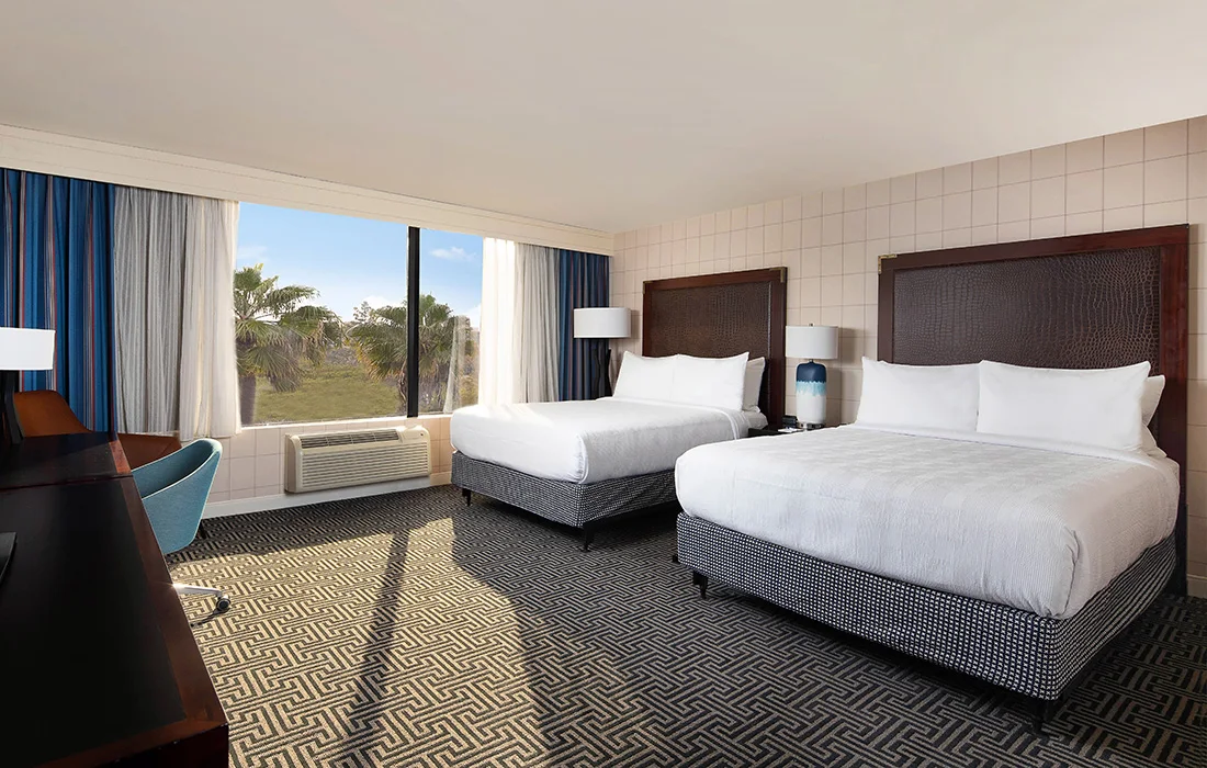 Two queen beds at Hotel Lulu